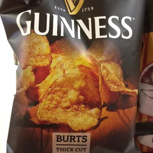 Guinness potato chips? Twain Harte Market has them.