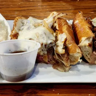 Prime Rib French Dip Sandwich