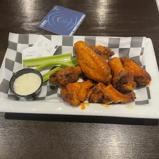 Buffalo wings with Blue Cheese