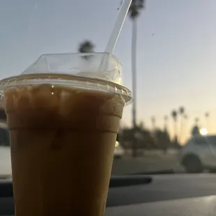 Caramel Latte. Extremely strong