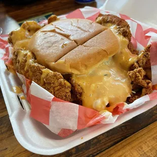 OMG chicken sandwich.