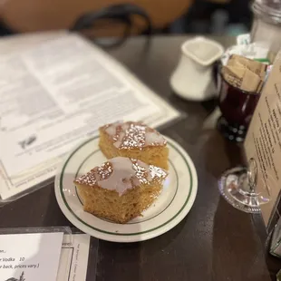 complimentary sweet bread - yum