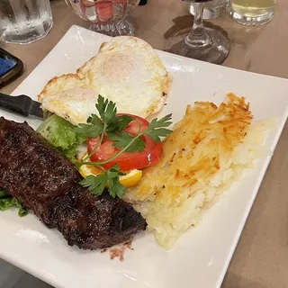 Tony Fitzpatrick's Skirt Steak And 2 Eggs