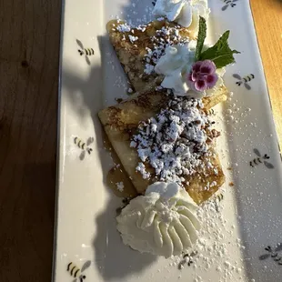 Beehive Blintz.... Must have!!!  Visually stunning with amazing flavor!
