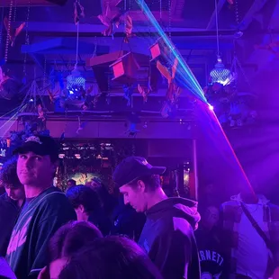 a crowd of people at a nightclub