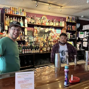 These guys are absolutely amazing at their craft. Also, the cocktail dive bar book is a great addition to leave with!