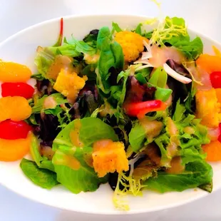 Mixed green salad.