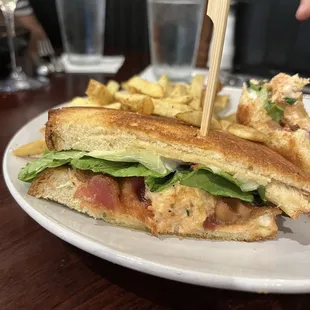 Smoked salmon blt