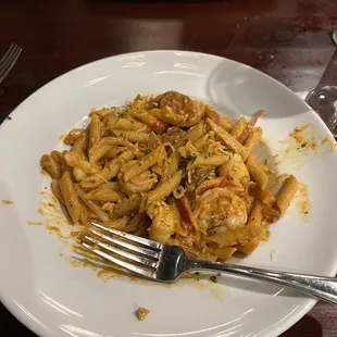 Spicy Shrimp Pasta