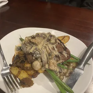 Mushroom steak