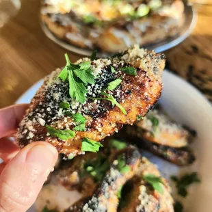 Garlic parmesan wings