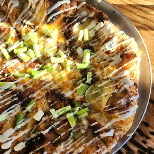 Spuds MacKenzie pizza