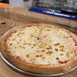 Gluten free cheese pizza