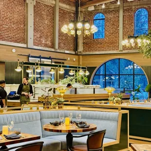 Beautiful settings inside.