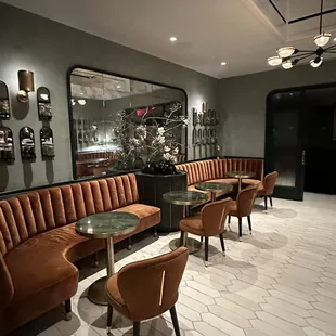 lounging area by bar