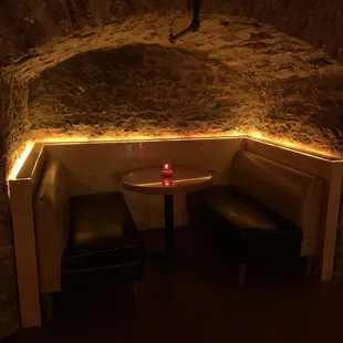 Table down in the basement