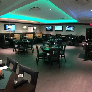 the interior of the restaurant