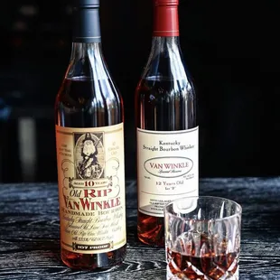 The coveted Pappy Van Winkle Bourbon
