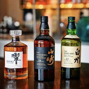 The Suntory Whisky line