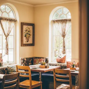 Tables inside 27 Restaurant