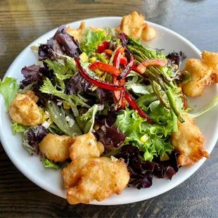 Roasted Veggie Salad w. Tofu added