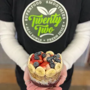 Traditional Açaí Bowl with Power Pudding