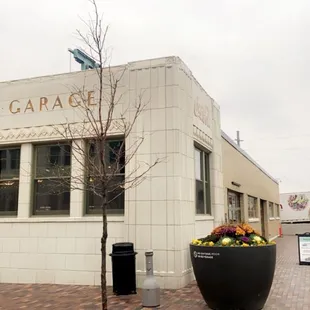 The Garage outside of building