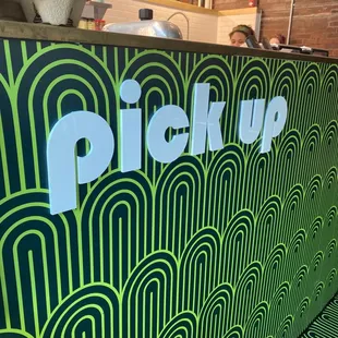 Pick up counter