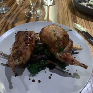 Stuffed Bandera quail