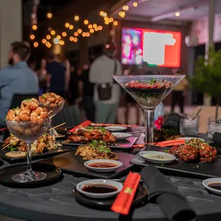 Enjoy our wide range of shareables on our beautiful outdoor patio.