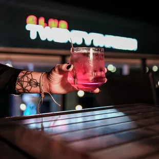 Enjoy drinks on our upper deck patio!