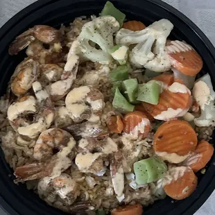Shrimp hibachi