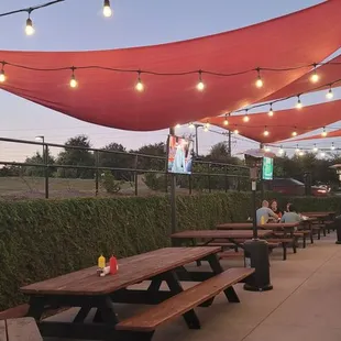 Outdoor seating area