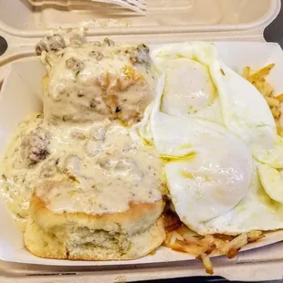 Special of the day: Biscuits &amp; Gravy Plate