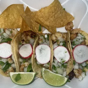 Shrimp tacos