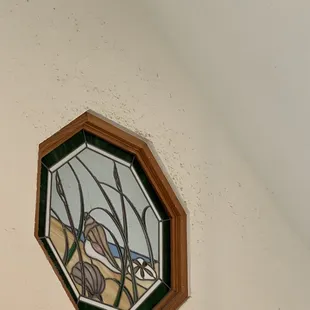 Walls had dust everywhere