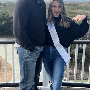 Celebration on the sound side porch