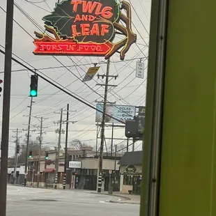 Restaurant sign