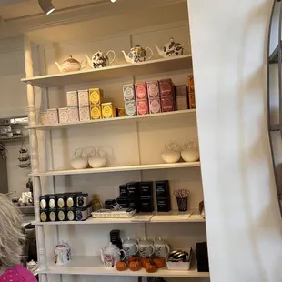 Selection of some teas for purchase.