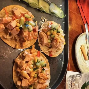 Chicken taco plate not gluten free