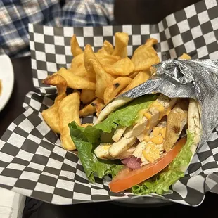 Gyro with chicken - sooo good!