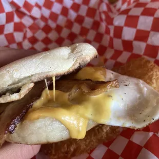 Breakfast sandwich