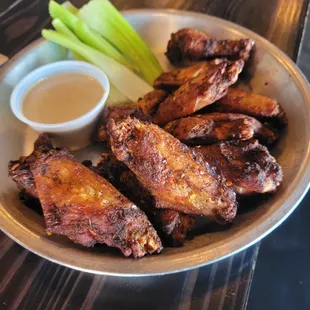 Mission Style Chicken Wings.