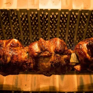 roasting chicken in the oven