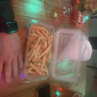 A rip off of 9 dollar frozen fries.