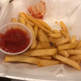 House fries half gone, couldn't stop myself