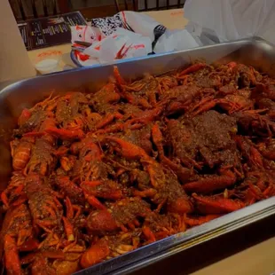 JUICY AND FLAVORFUL CRAWFISH!