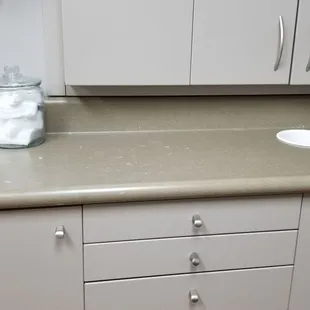 Filthy countertops.  Photo dosen't do justice.