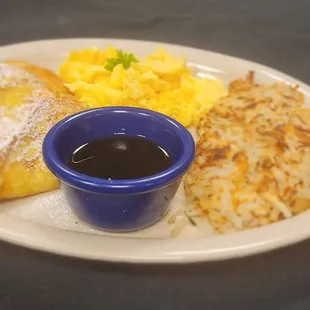 French Toast and Eggs