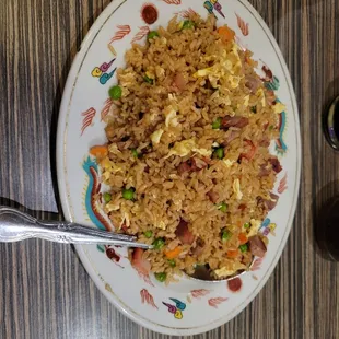 Their bbq pork rice plate.